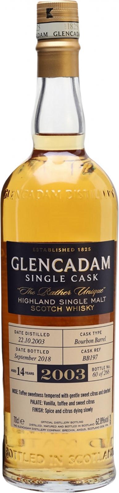 Glencadam 2003  Single Cask
