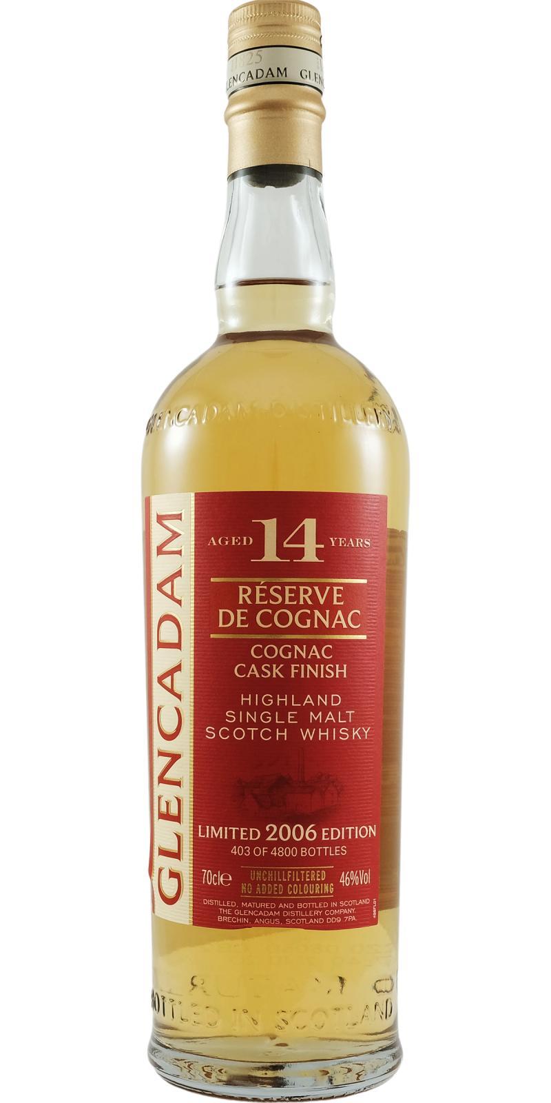 Glencadam 2006  Réserve de Cognac