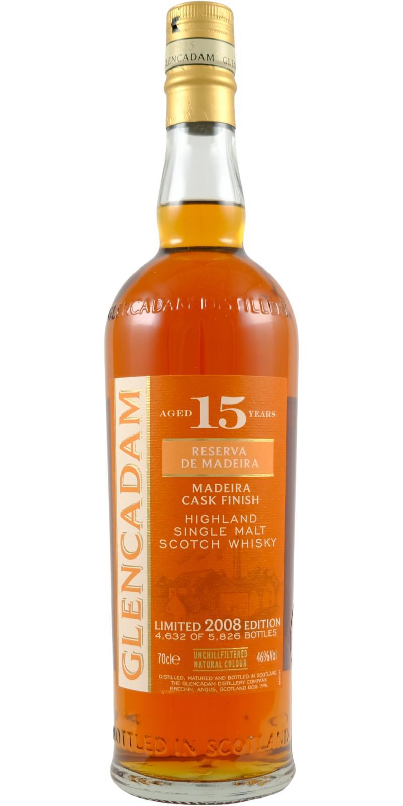 Glencadam 2008  Reserva de Madeira