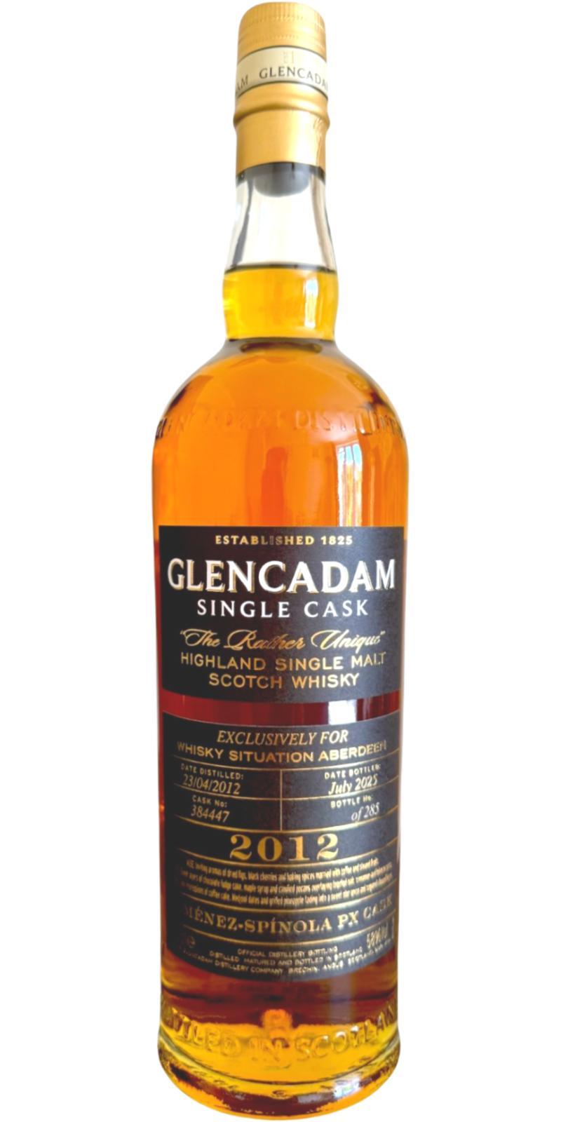 Glencadam 2012  Exclusive Single Cask