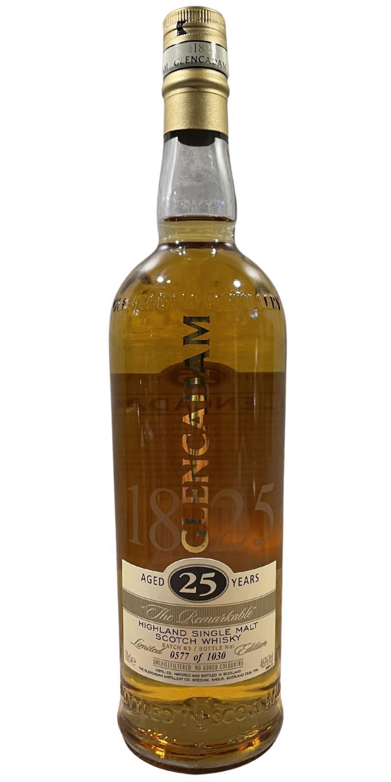 Glencadam 25-year-old  The Remarkable - Limited Edition