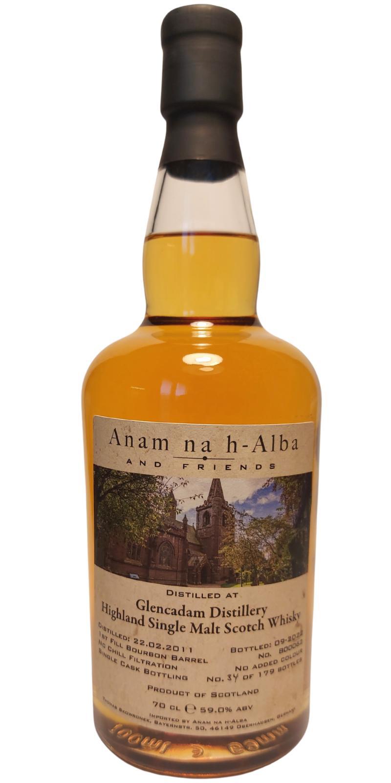 Glencadam 2011 ANHA