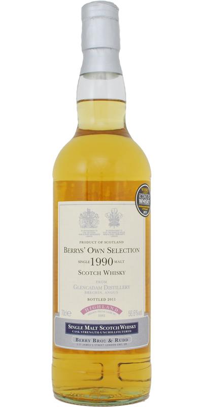 Glencadam 1990 BR  Berrys' Own Selection