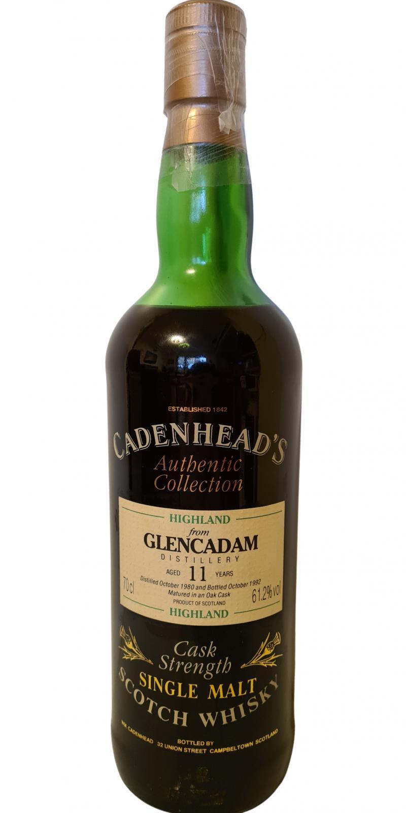 Glencadam 1980 CA  Authentic Collection