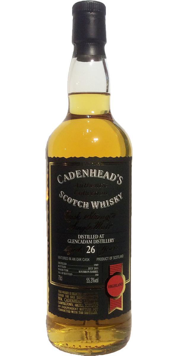 Glencadam 1989 CA  Authentic Collection