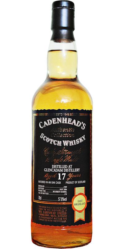 Glencadam 1989 CA  Authentic Collection