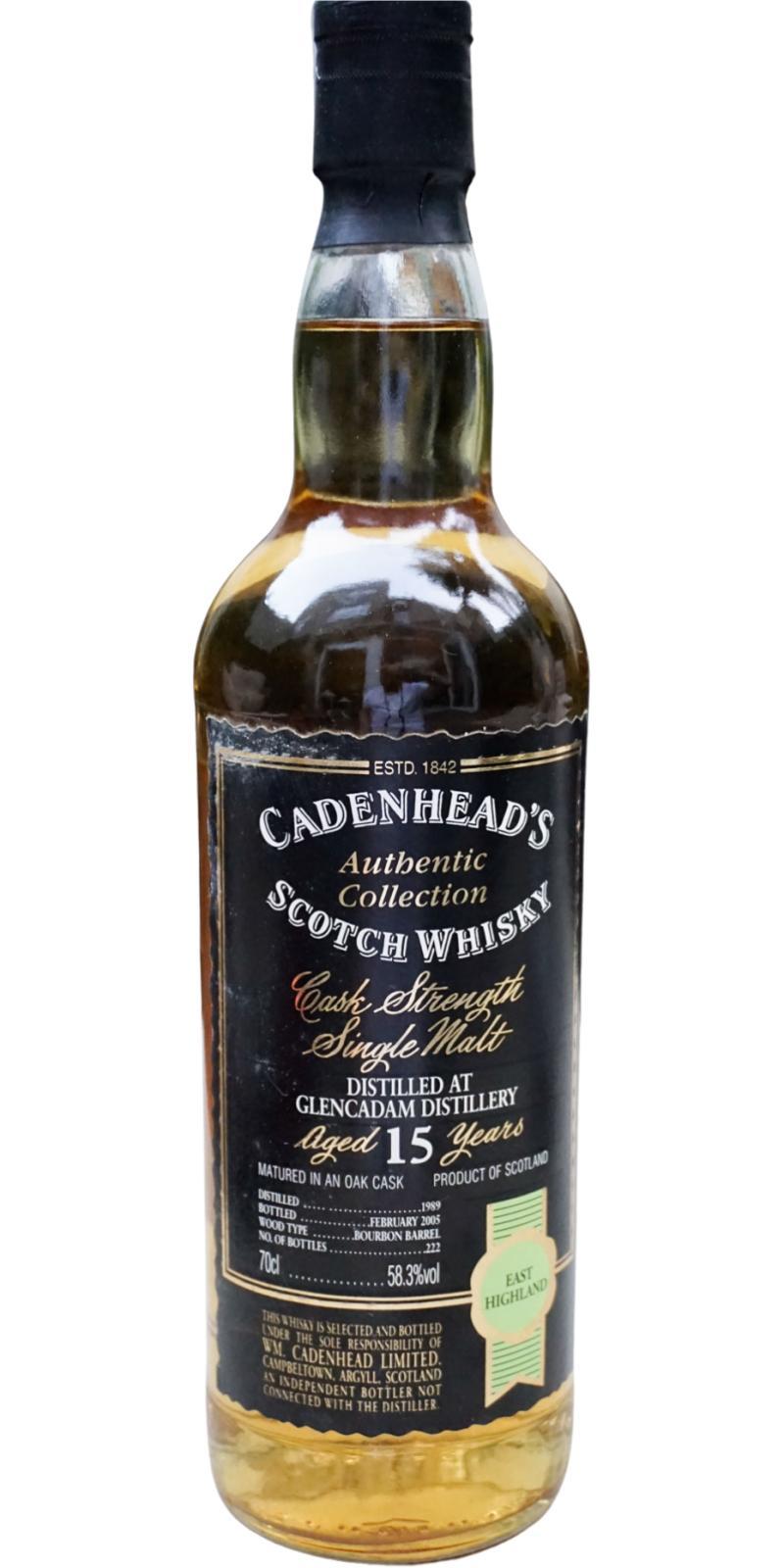 Glencadam 1989 CA  Authentic Collection