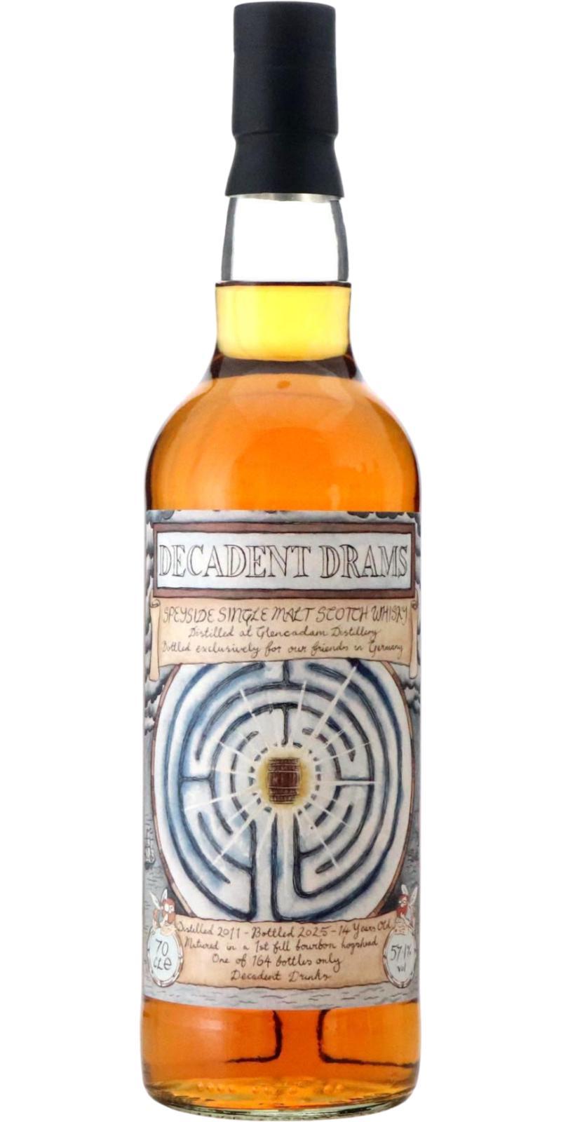Glencadam 2011 DeDr  Decadent Drams
