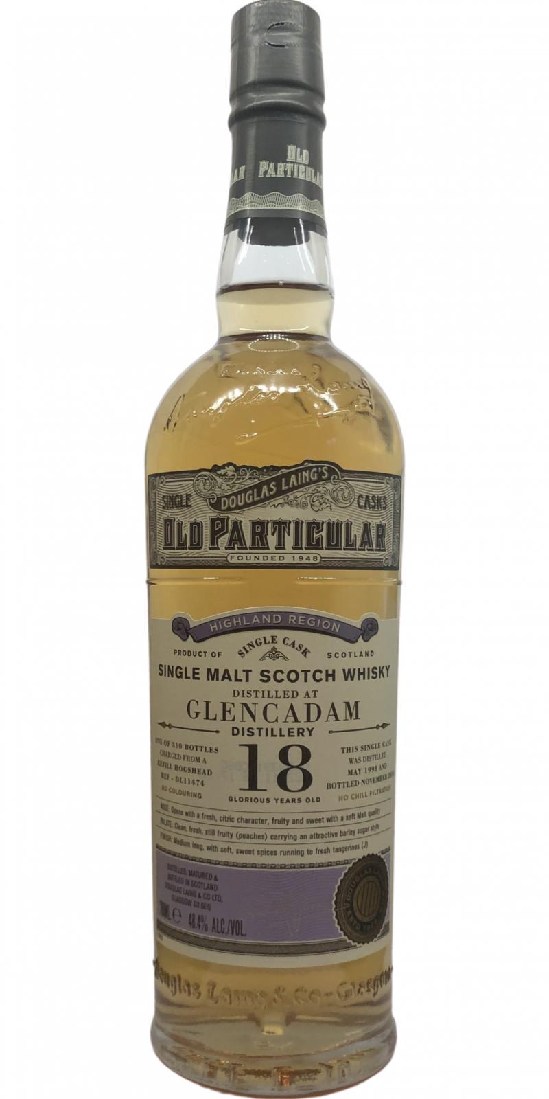 Glencadam 1998 DL  Old Particular
