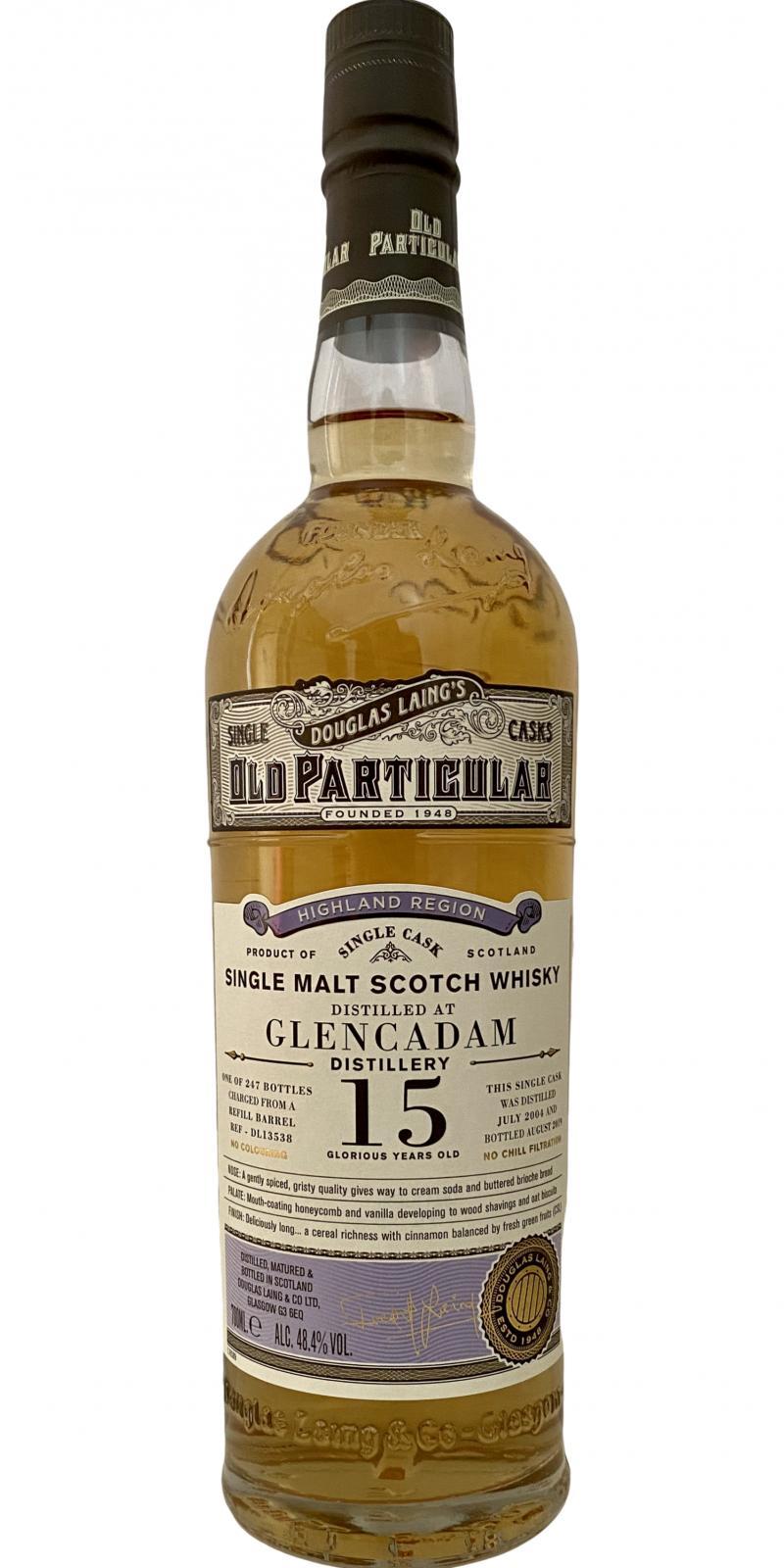 Glencadam 2004 DL  Old Particular