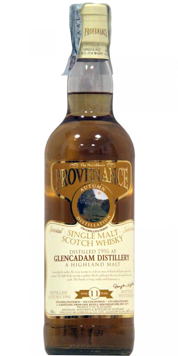 Glencadam 1995 McG  McGibbon's Provenance