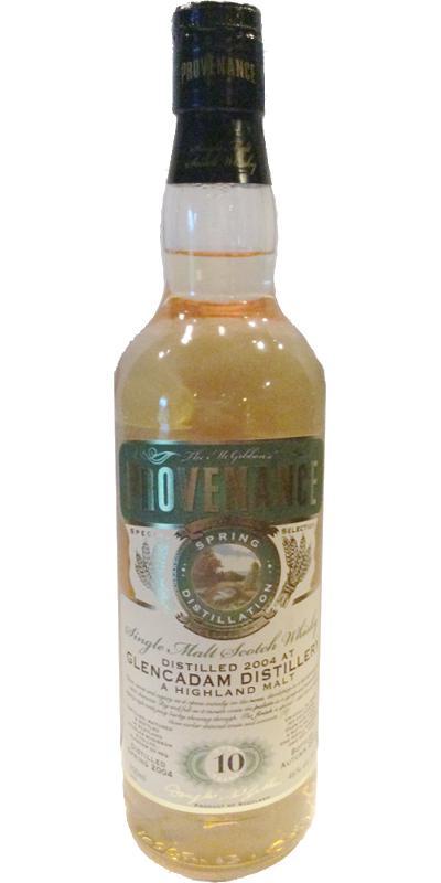 Glencadam 2004 McG  McGibbon's Provenance