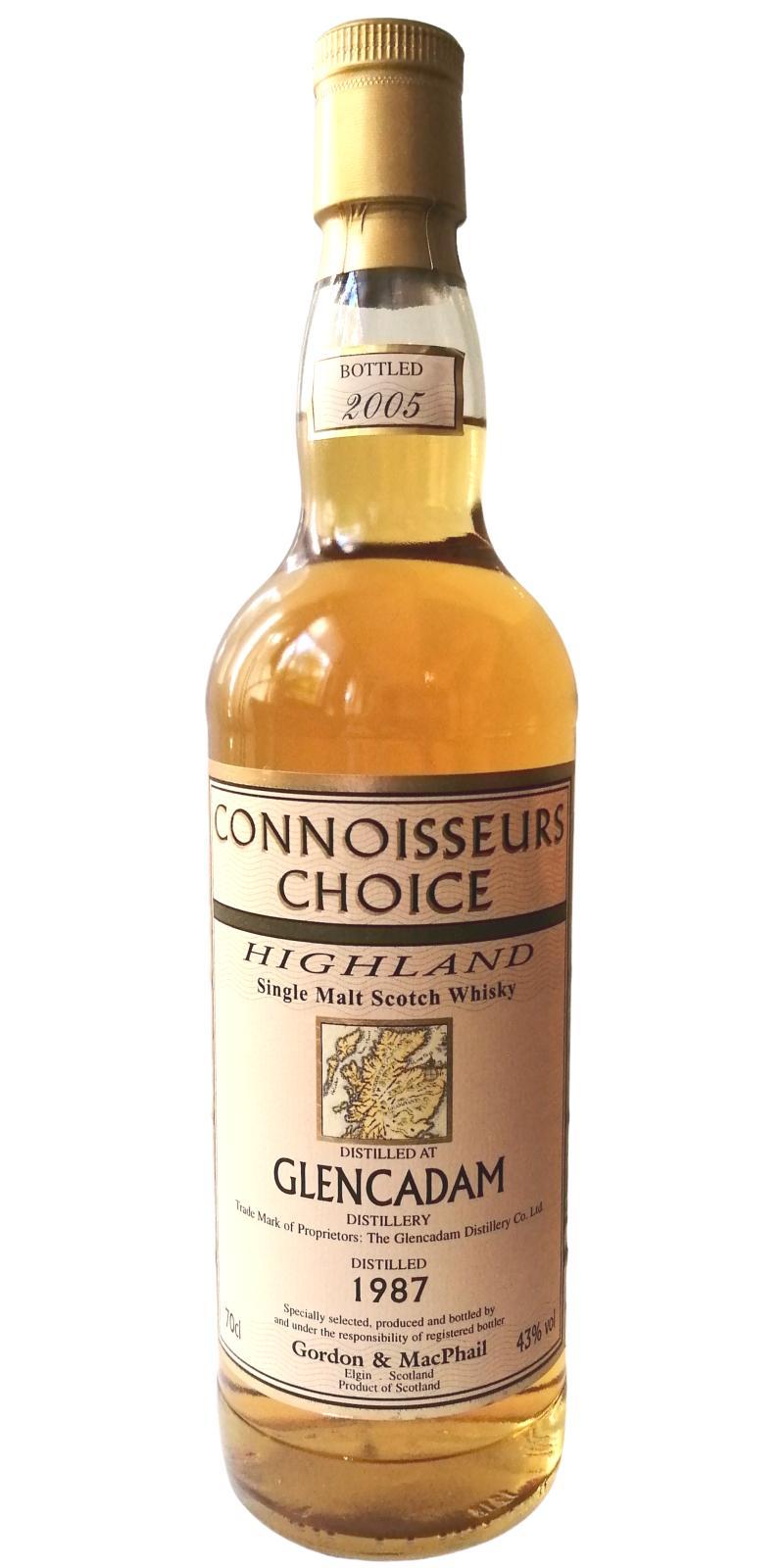 Glencadam 1987 GM  Connoisseurs Choice