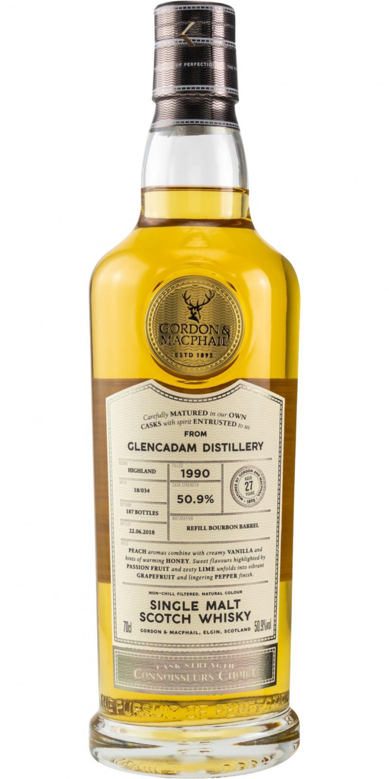 Glencadam 1990 GM  Connoisseurs Choice - Cask Strength