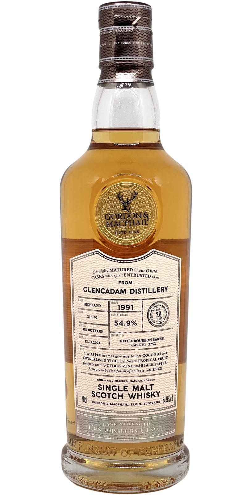 Glencadam 1991 GM  Connoisseurs Choice - Cask Strength