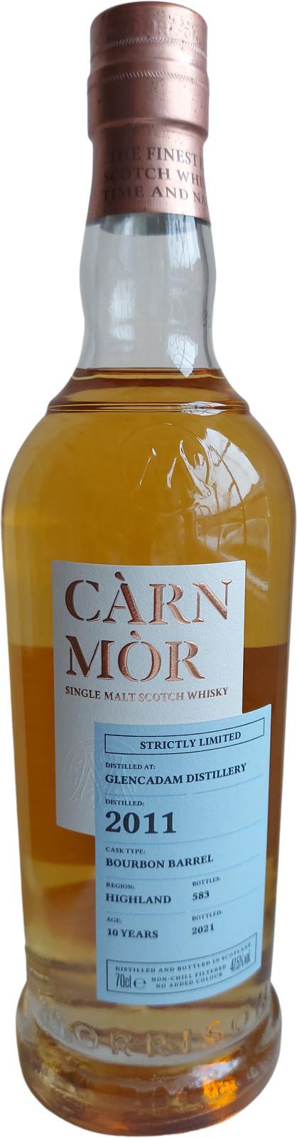 Glencadam 2011 MSWD  Càrn Mòr - Strictly Limited