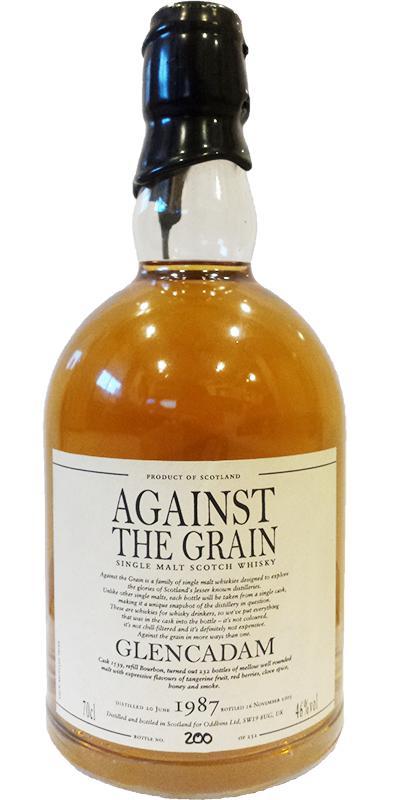 Glencadam 1987 Od  Against the Grain