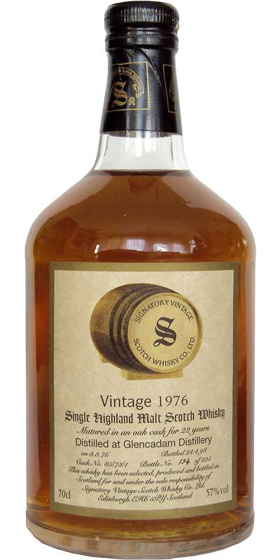 Glencadam 1976 SV  Vintage Collection - Dumpy