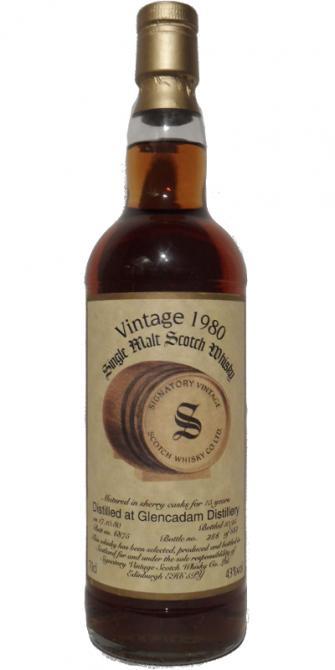 Glencadam 1980 SV  Vintage Collection