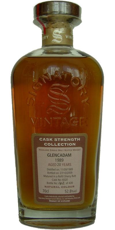Glencadam 1989 SV  Cask Strength Collection
