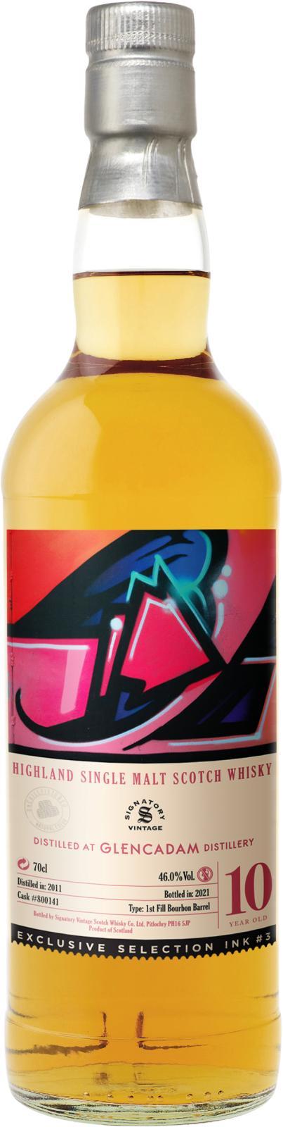 Glencadam 2011 SV  Ink #3 Collection