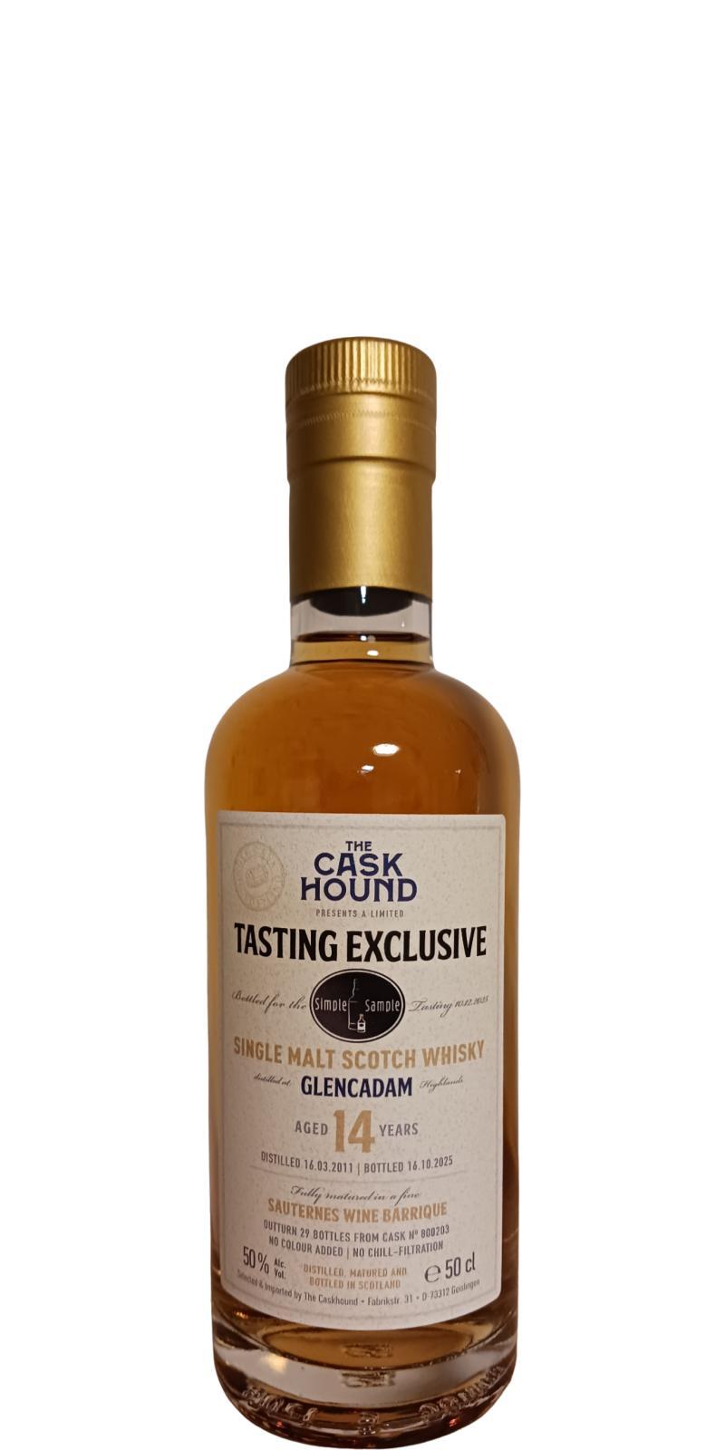 Glencadam 2011 TCaH  Tasting Exclusive