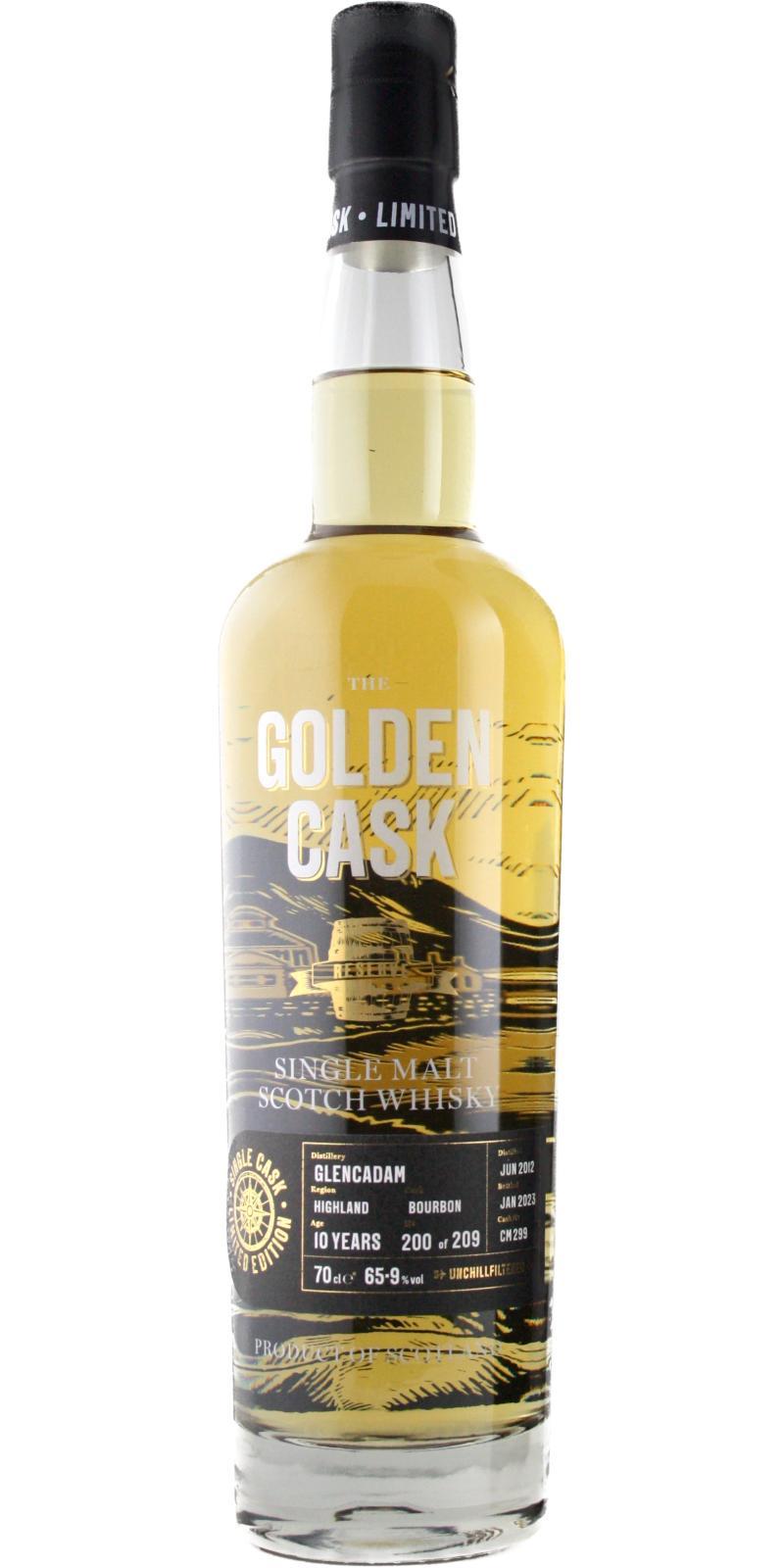 Glencadam 2012 HMcD  The Golden Cask - Reserve