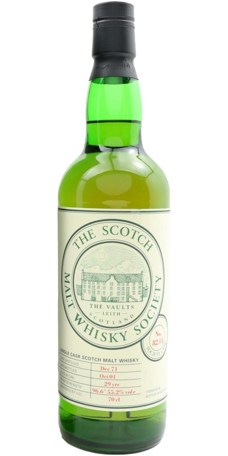 Glencadam 1971 SMWS 82.14
