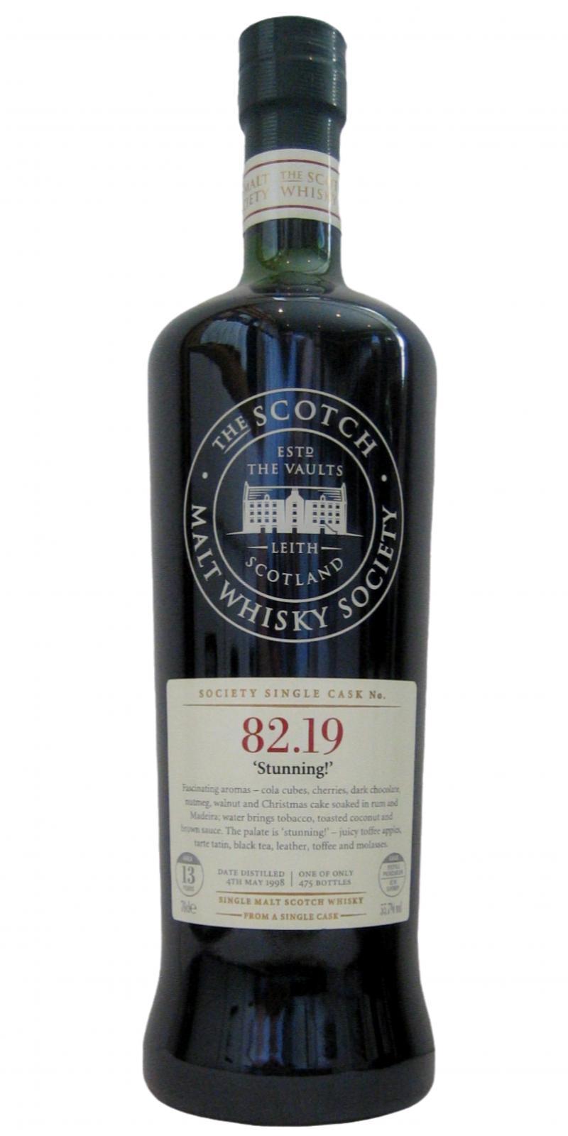 Glencadam 1998 SMWS 82.19  'Stunning!'