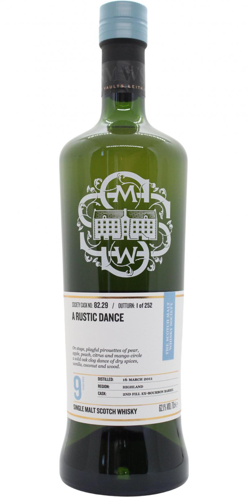 Glencadam 2011 SMWS 82.29  A rustic dance