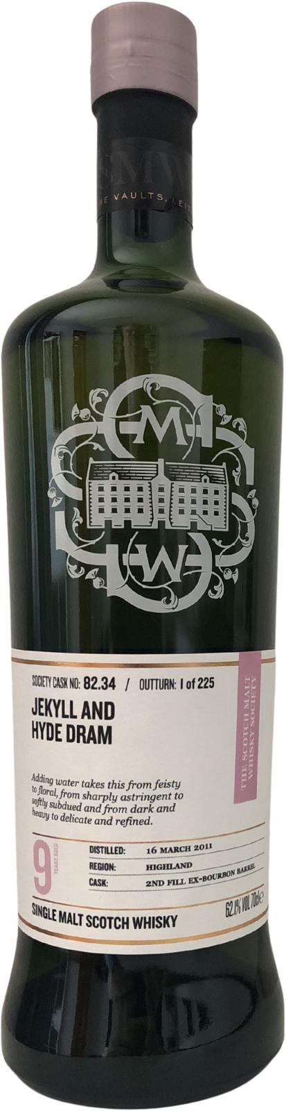 Glencadam 2011 SMWS 82.34  Jekyll and Hyde dram