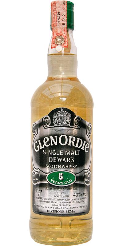 Glen Ord 05-year-old - Glenordie  Dewar's Scotch Whisky