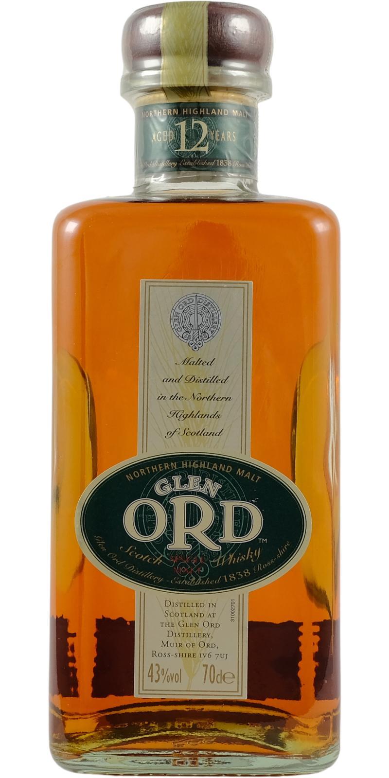 Glen Ord 12-year-old  Northern Highland Malt