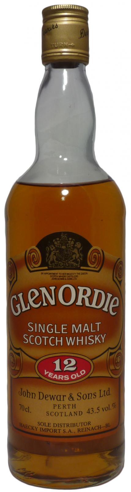 Glen Ord 12-year-old - Glenordie  John Dewar & Sons Ltd.