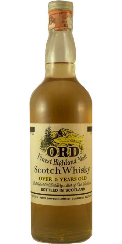 Ord 05-year-old  Finest Highland Malt - Peter Dawson Ltd.