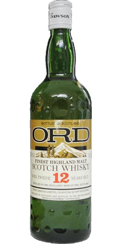 Ord 12-year-old  Finest Highland Malt - Peter Dawson