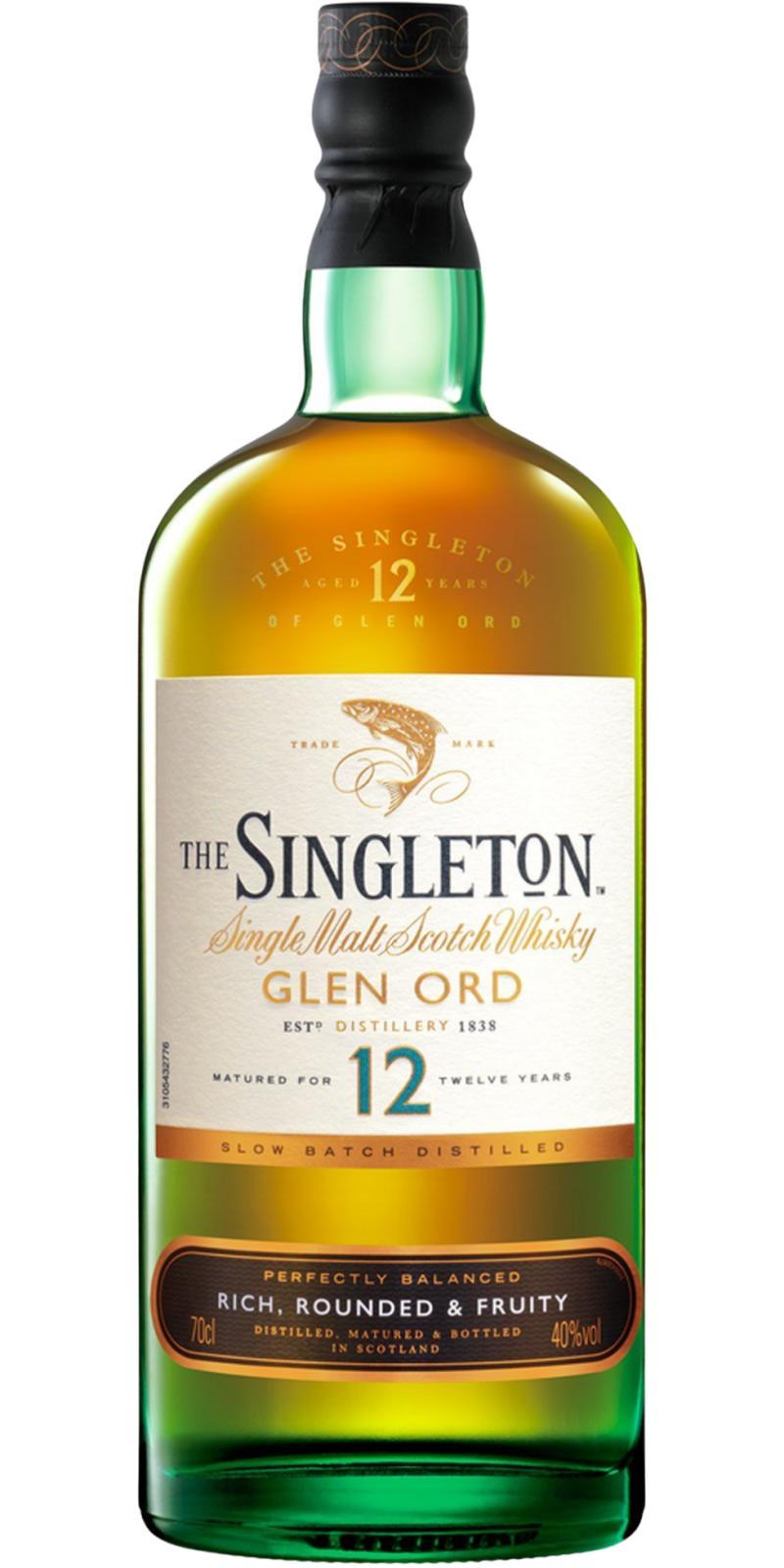 The Singleton of Glen Ord 12-year-old  Rich, Rounded & Fruity