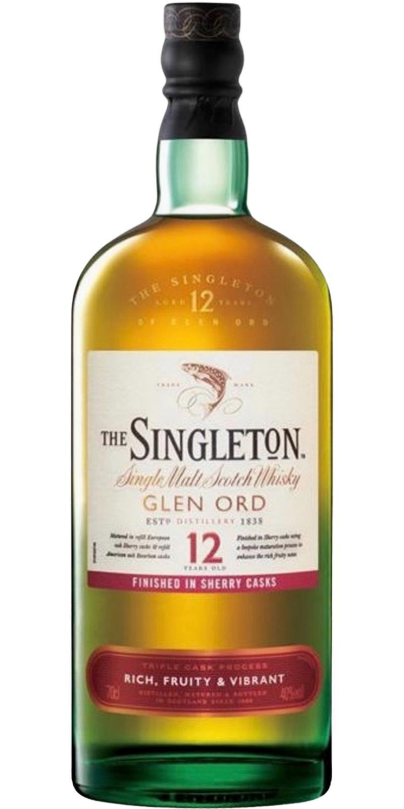The Singleton of Glen Ord 12-year-old  Finished in Sherry Casks