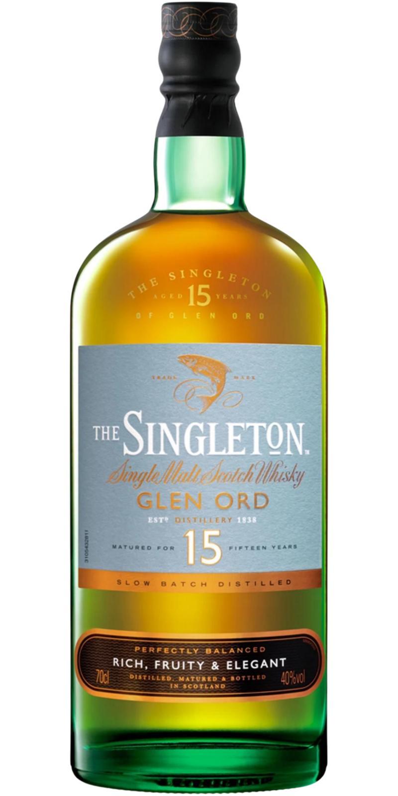 The Singleton of Glen Ord 15-year-old  Rich, Fruity & Elegant