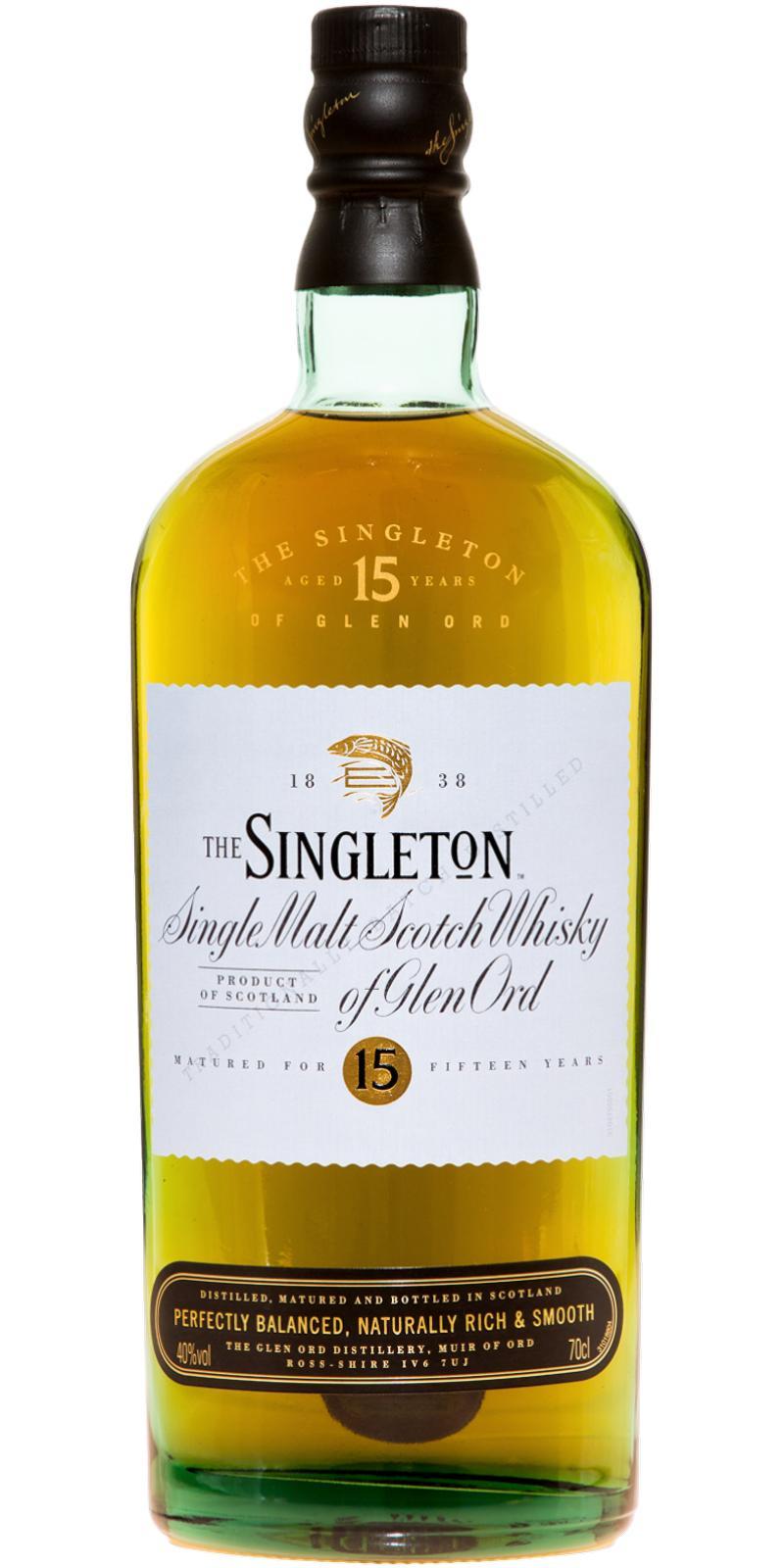 The Singleton of Glen Ord 15-year-old  Traditionally Batch Distilled