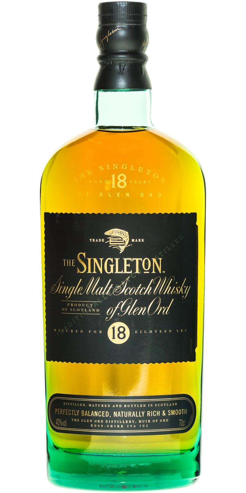 The Singleton of Glen Ord 18-year-old  Traditionally Batch Distilled