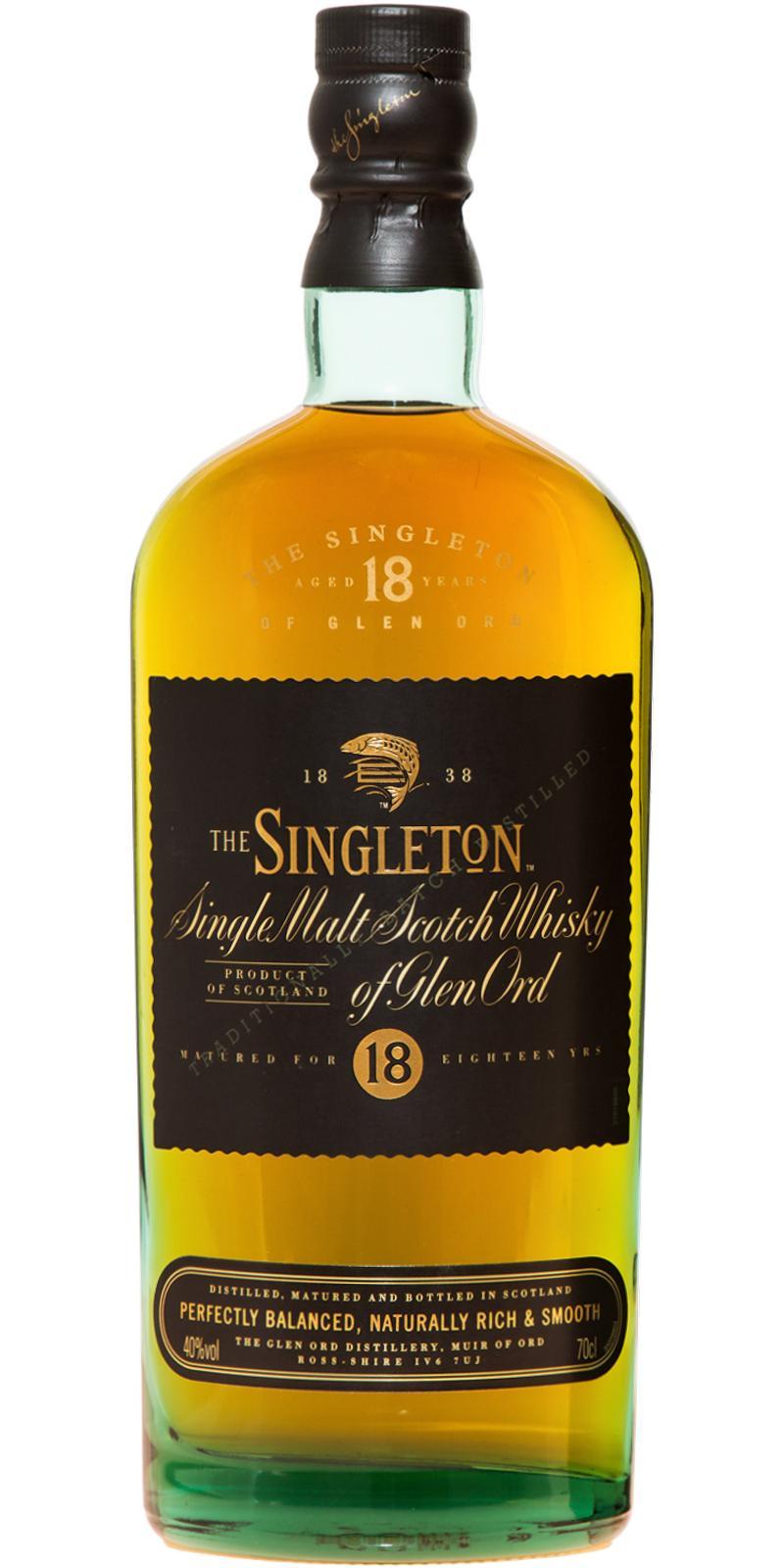 The Singleton of Glen Ord 18-year-old  Traditionally Batch Distilled