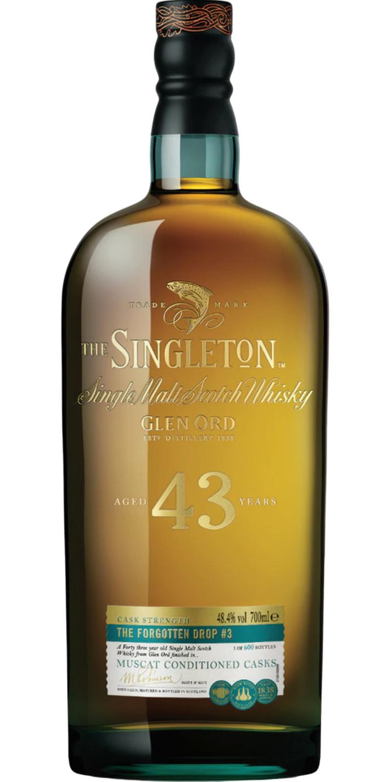 The Singleton of Glen Ord 43-year-old  The Forgotten Drop Series #3