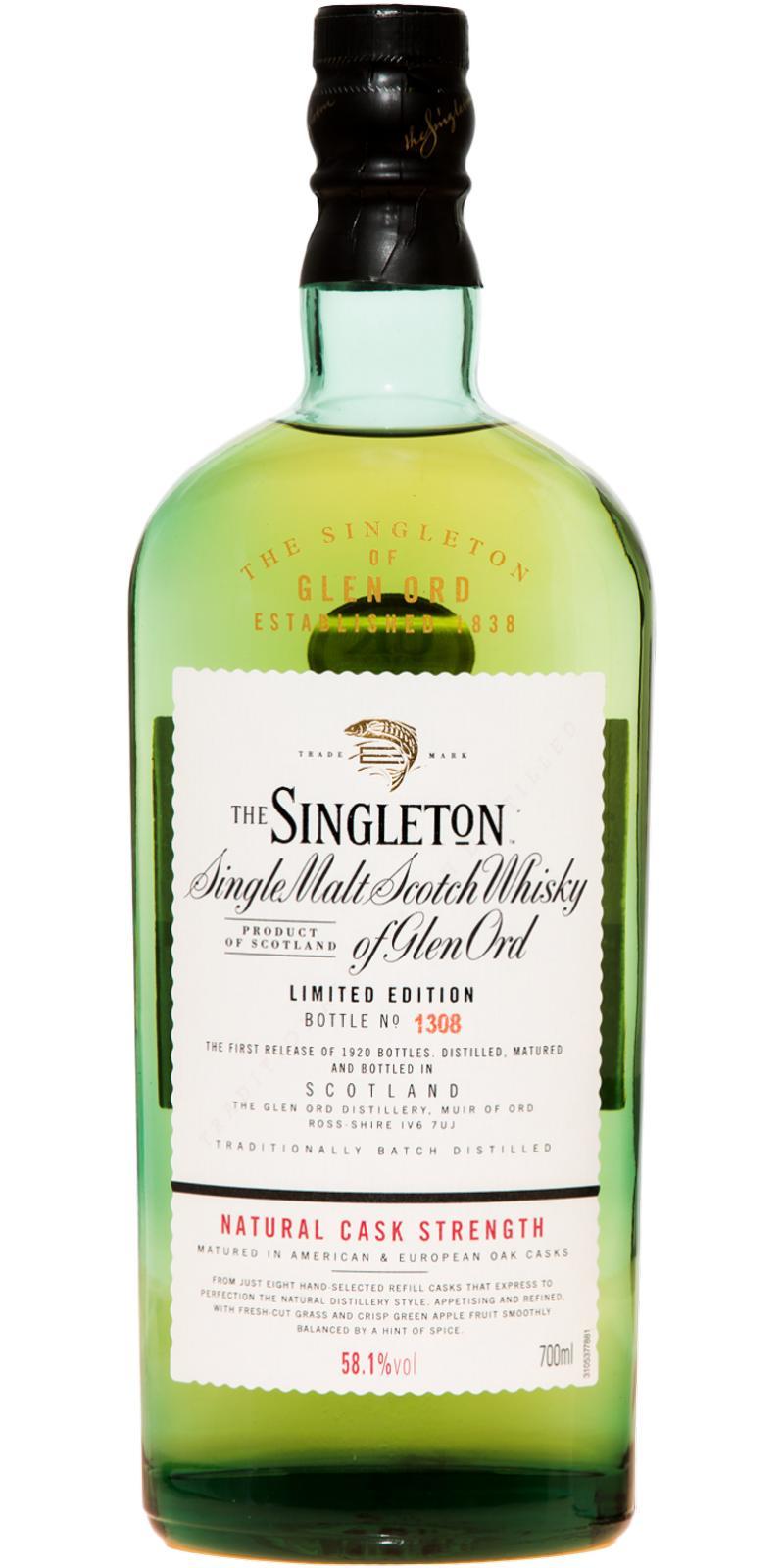 The Singleton of Glen Ord Limited Edition  Natural Cask Strength - 1st Release