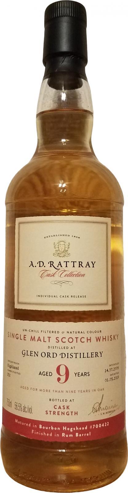 Glen Ord 2009 DR  Individual Cask Bottling