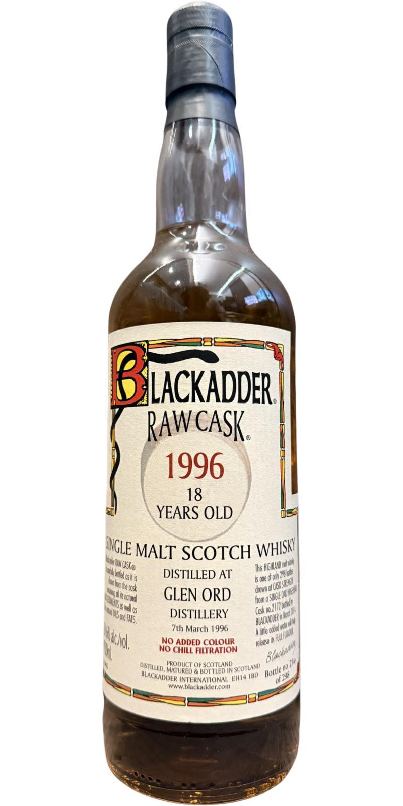 Glen Ord 1996 BA  Raw Cask