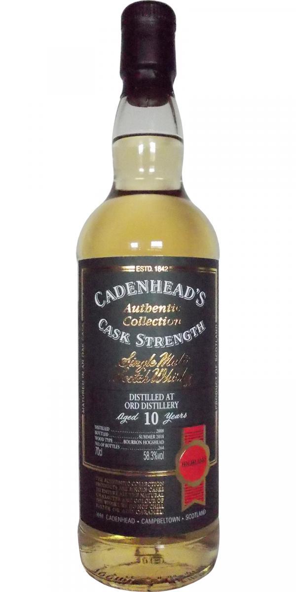 Glen Ord 2008 CA  Authentic Collection