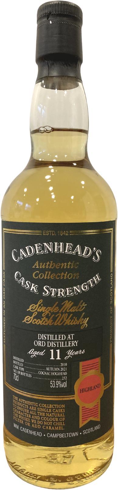 Glen Ord 2010 CA  Authentic Collection - Cask Strength