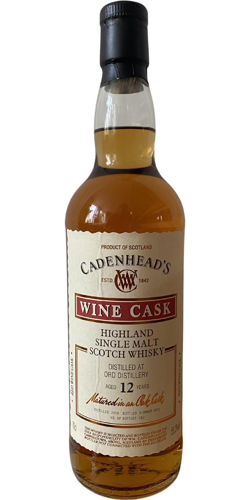 Glen Ord 2010 CA  Wood Range - Wine Cask