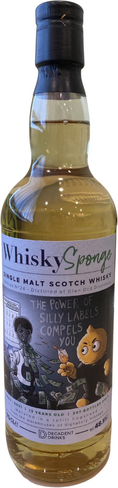 Glen Ord 2007 DeDr  Whisky Sponge